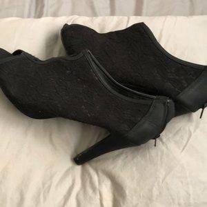 Lace Open toe High heels